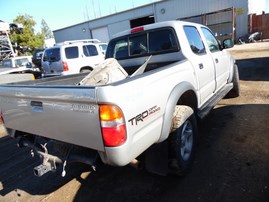 2004 TOYOTA TACOMA SILVER DOUBLE CAB PRERUNNER 3.4L AT 2WD Z19519
